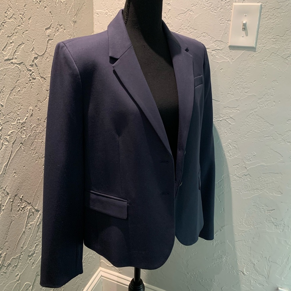 J Crew Mercantile blue blazer size 14